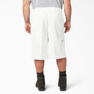 Short de travail ample sans pli, 13&nbsp;po - White &#40;WH&#41;