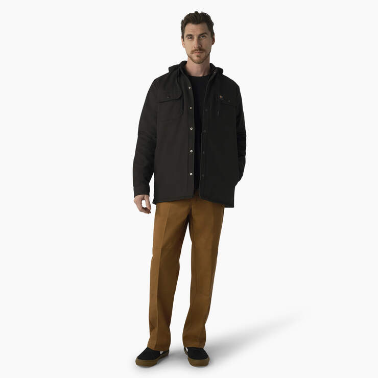 Veste-chandail à capuchon en coutil de skateboard Dickies de coupe standard - Black (BK) numéro de l’image 4