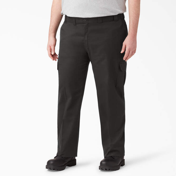 Pantalon cargo de coupe standard en tissu FLEX - Black (BK) numéro de l’image 5