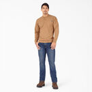 Haut henley chin&eacute; &eacute;pais &agrave; manches longues - Brown Duck Heather &#40;BDH&#41;