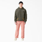Fleece Cargo Hoodie - Military Green &#40;ML&#41;