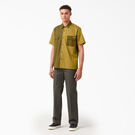 Chemise de travail &agrave; manches courtes en serg&eacute; - Rinsed Military/Moss Green &#40;R2G&#41;