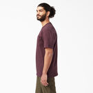 Short Sleeve Heavyweight Heathered T-Shirt - Burgundy &#40;BYD&#41;
