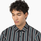 Dickies Skateboarding Cooling Relaxed Fit Shirt - Lincoln Green/Black Stripe &#40;NBS&#41;