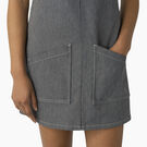 Women&#39;s Regular Fit Hickory Stripe Bib Overall Dress - Hickory Stripe &#40;HS&#41;