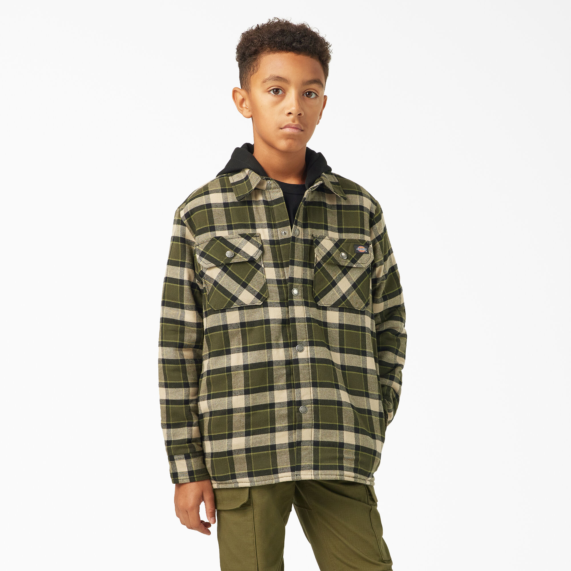 Boys Flannel Shirt Jacket Dickies Canada