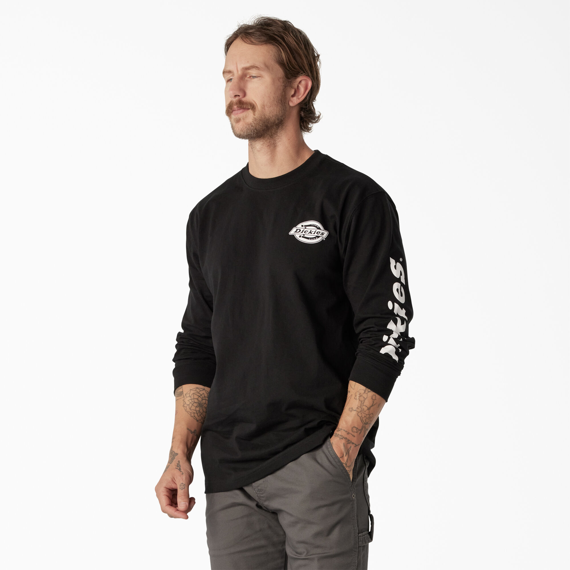 Men's Long Sleeve Heavyweight Logo T-Shirt - Dickies Canada