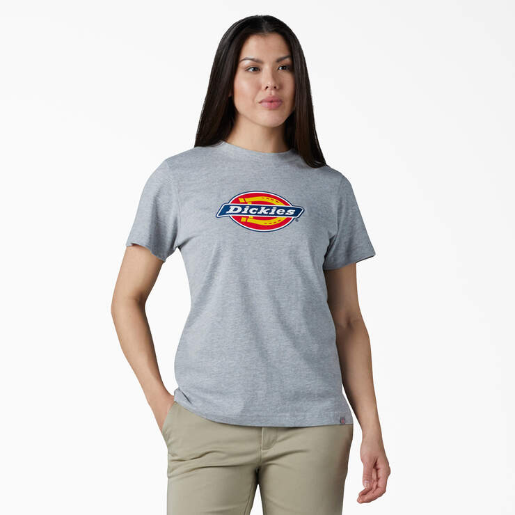 T-shirt avec logo pour femmes - Heather Gray (HG) numéro de l’image 1