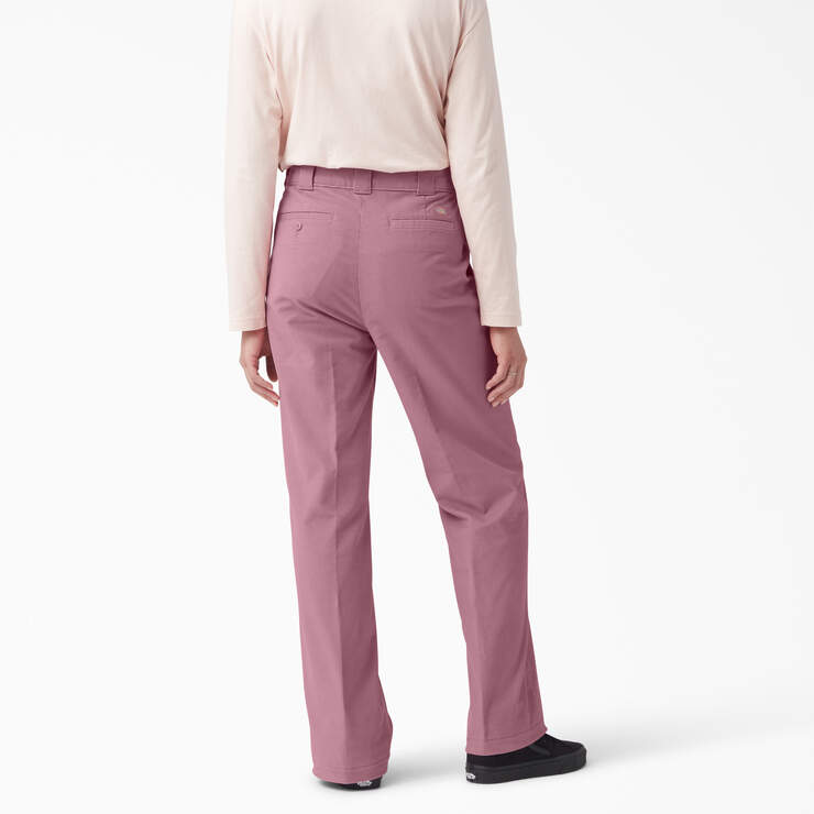 Pantalon en velours côtelé de coupe standard à jambe ample Halleyville pour femmes - Foxglove (F2G) numéro de l’image 2