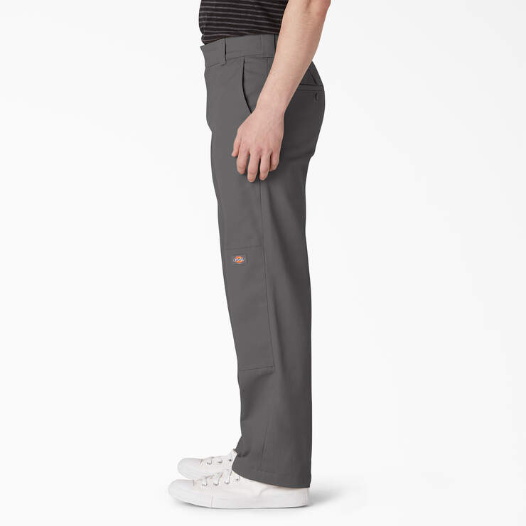 Pantalon à genoux renforcés de coupe droite et ajustée - Slate Gray (SL) numéro de l’image 3
