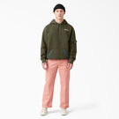 Fleece Cargo Hoodie - Military Green &#40;ML&#41;