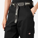 Pantalon cargo court de coupe d&eacute;contract&eacute;e pour femmes - Black &#40;BKX&#41;