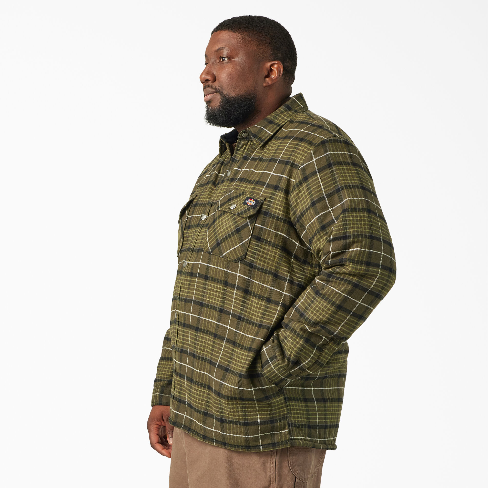 Lined plaid jacket shop