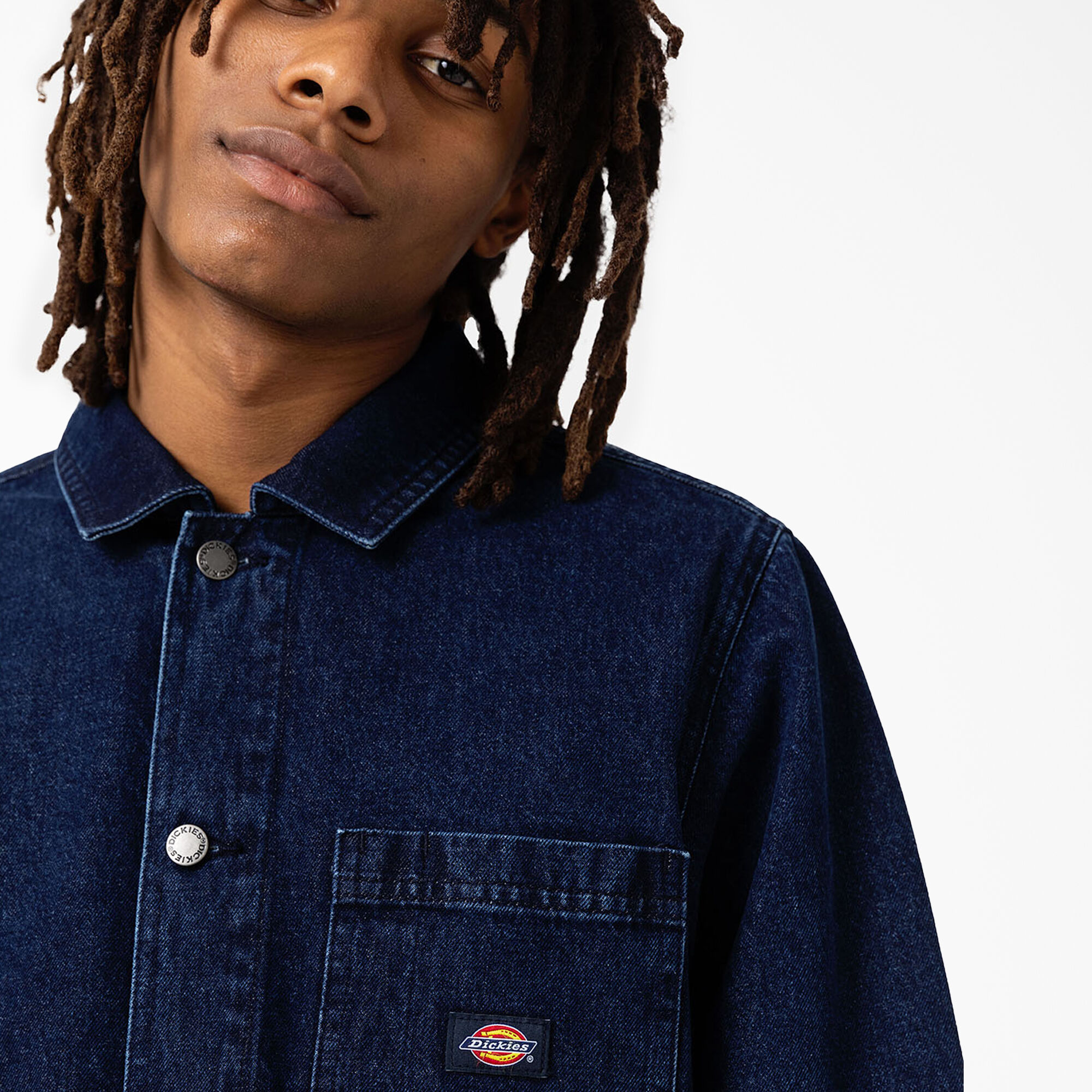 Dickies men's denim jacket hot sale