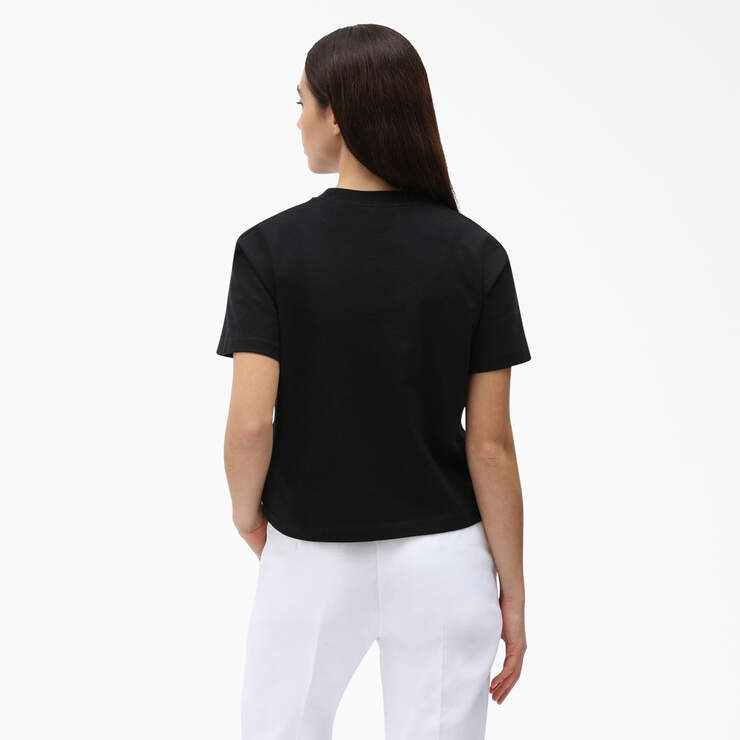 T-shirt écourté Loretto pour femmes - Black (KBK) numéro de l’image 2