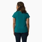 Women&#39;s Short Sleeve V-Neck T-Shirt - Deep Lake &#40;DL2&#41;