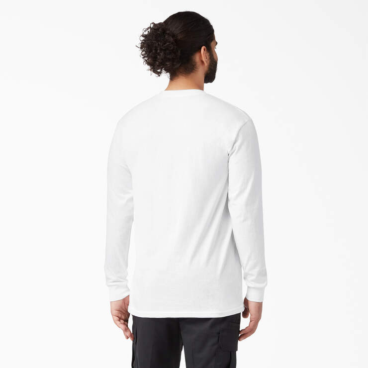 T-shirt à manches longues emblématique de coupe standard avec imprimé - White (AWH) numéro de l’image 2