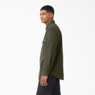 Duck Flannel Lined Shirt - Military Green &#40;ML&#41;