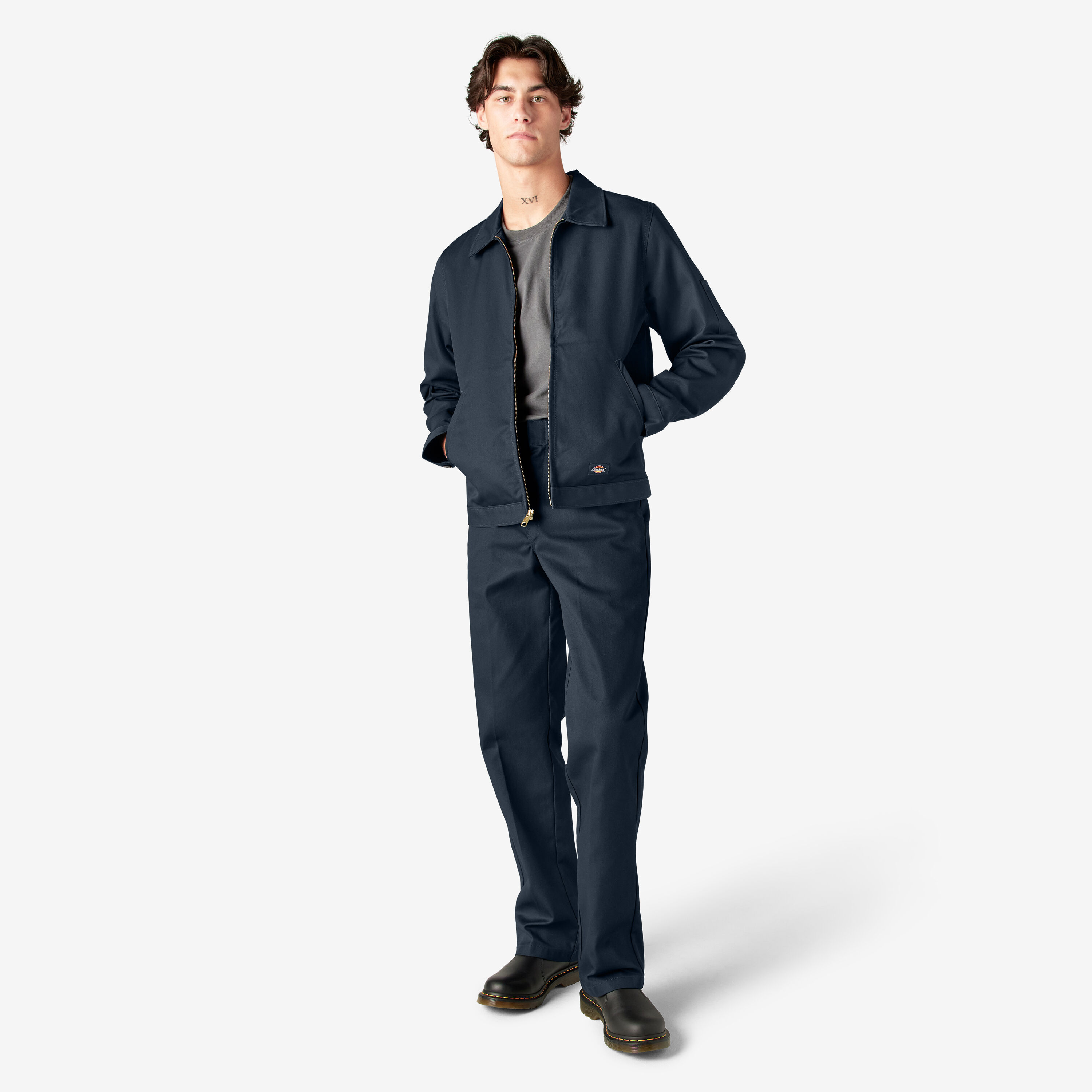 Dickies blue jacket hotsell