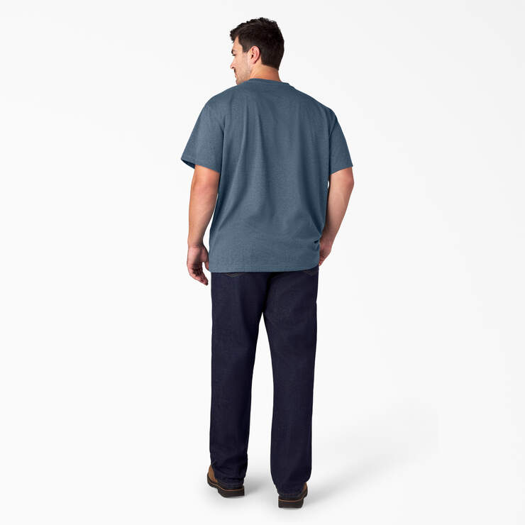 T-shirt en tissu chiné épais à manches courtes - Baltic Blue (BUD) numéro de l’image 10