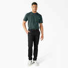 Pantalon de travail de coupe &eacute;troite &agrave; genou renforc&eacute; - Black &#40;BK&#41;