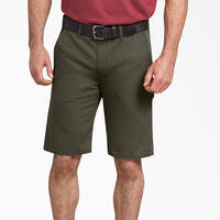 FLEX Regular Fit Duck Carpenter Shorts, 11" - Stonewashed Moss Green (SMS)
