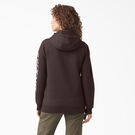 Women&#39;s Water Repellent Sleeve Logo Hoodie - Chocolate Brown Heather &#40;CBH&#41;