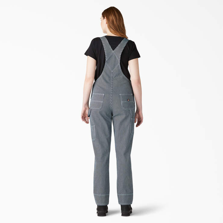 Women's Regular Fit Hickory Stripe Bib Overall Dress - Dickies US