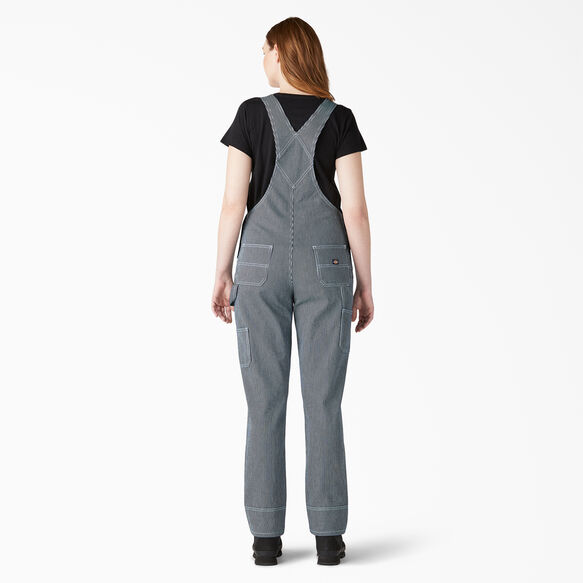 Salopette gar&ccedil;onne &agrave; rayures hickory pour femmes - Stonewashed Hickory Stripe &#40;SHS&#41;