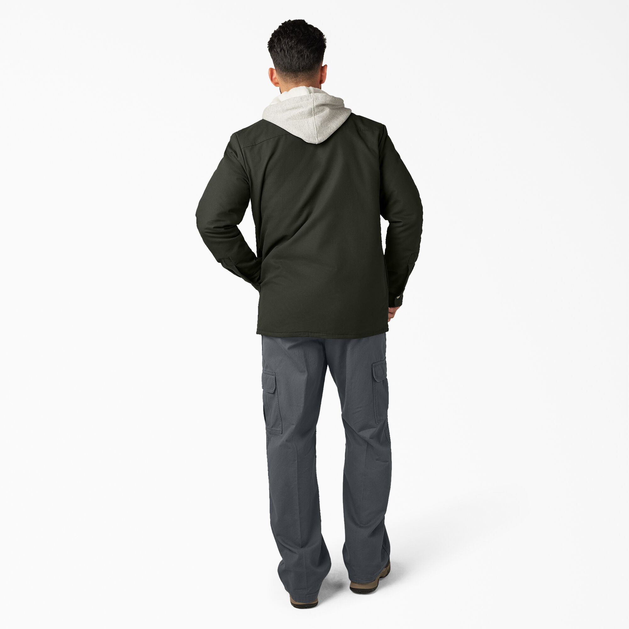 Dickies hooded cheap shirt jacket