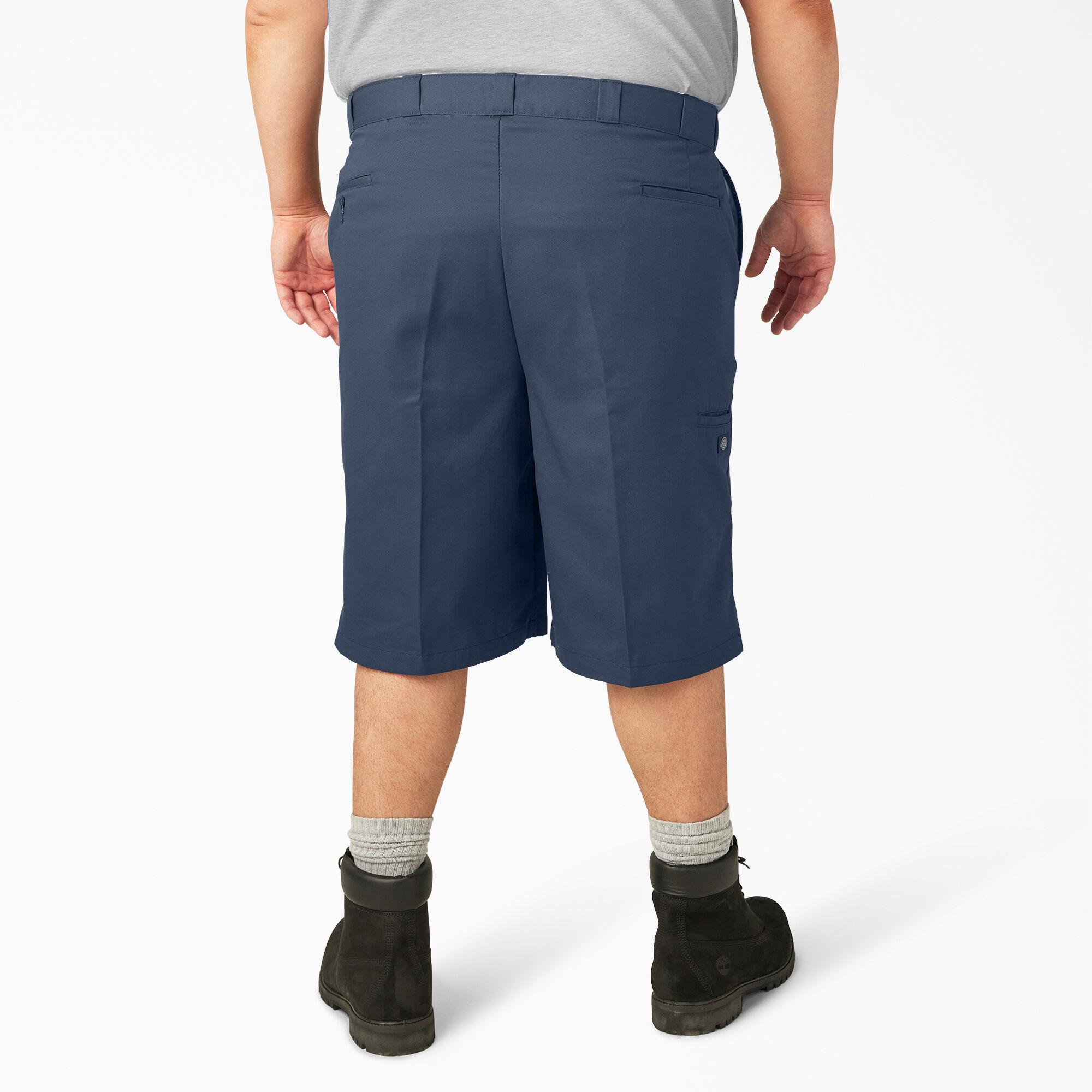 Loose Fit Flat Front Work Shorts 13