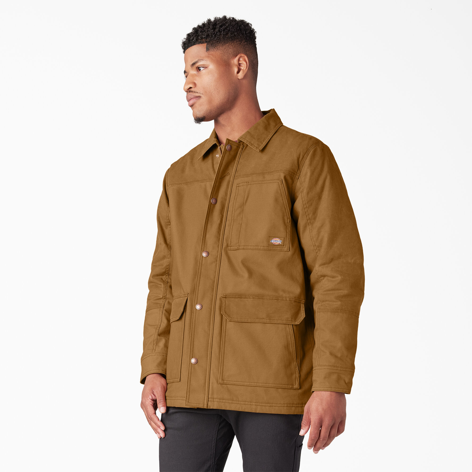 Waxed chore coat top