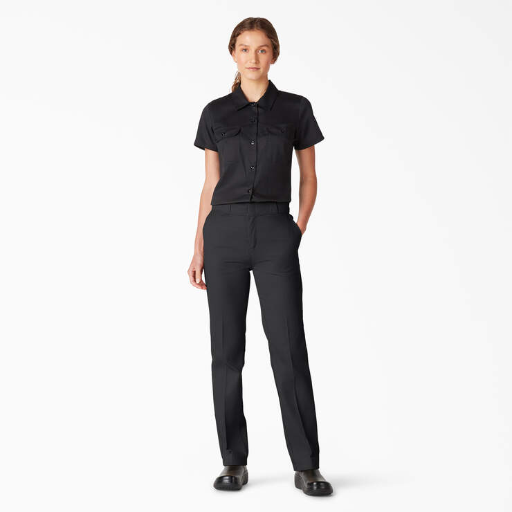 Women's FLEX Original Fit Work Pants - Black (BK) image number 4