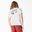 T-shirt de skateboard Dickies &agrave; imprim&eacute; &laquo;&nbsp;Pool Drainage&nbsp;&raquo; - White &#40;WH&#41;