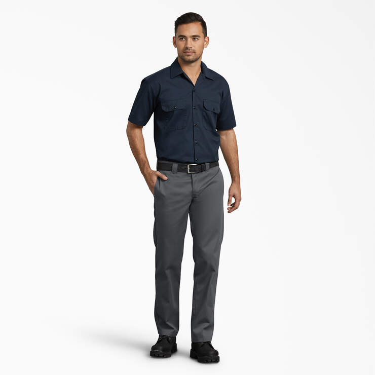 873 Slim Fit Work Pants - Charcoal Gray (CH) image number 4