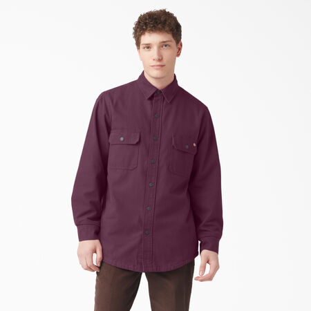 Chemise en coutil doubl&eacute;e de flanelle - Grape Wine &#40;GW9&#41;