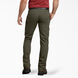 Pantalon menuisier FLEX, coupe standard, jambe droite, en coutil Tough Max&trade; - Stonewashed Moss Green &#40;SMS&#41;