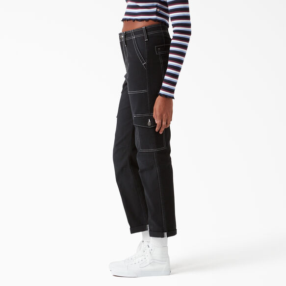 Women&#39;s Cuffed Utility Pants - Black &#40;BKX&#41;
