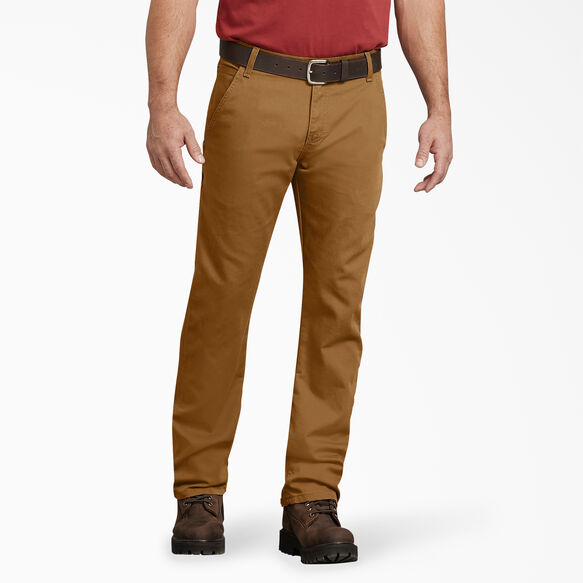 Pantalon menuisier de coupe standard en coutil - Stonewashed Brown Duck &#40;SBD&#41;