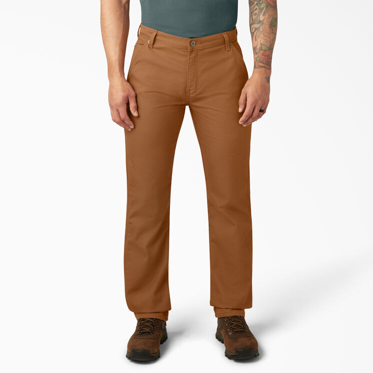 Pantalon menuisier de coupe standard en coutil - Stonewashed Brown Duck &#40;SBD&#41;