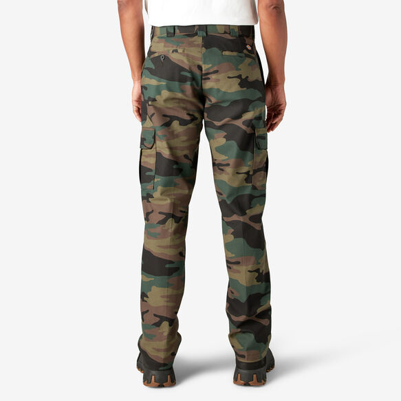 FLEX Regular Fit Cargo Pants - Hunter Green Camo &#40;HRC&#41;
