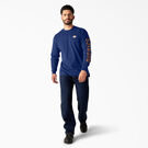 T-shirt &agrave; manches longues &agrave; imprim&eacute; Workwear - Surf Blue &#40;FL&#41;