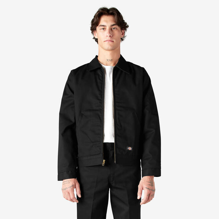 Insulated Eisenhower Jacket - Black (BK) image number 1