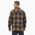 Veste-chemise en molleton long et flanelle Hydroshield - Brown Duck/Navy Buffalo Plaid &#40;B1M&#41;