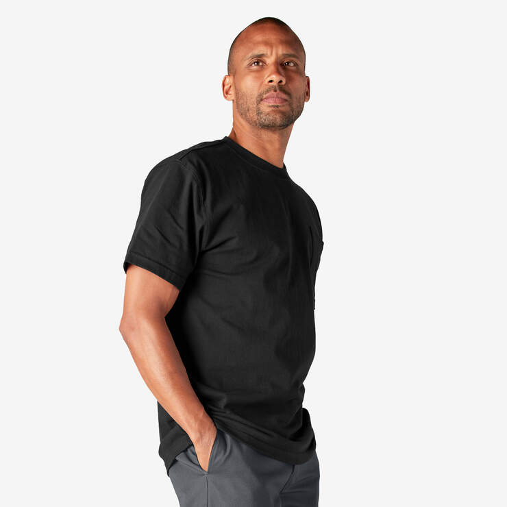 T-shirt épais à manches courtes - Black (BK) numéro de l’image 4