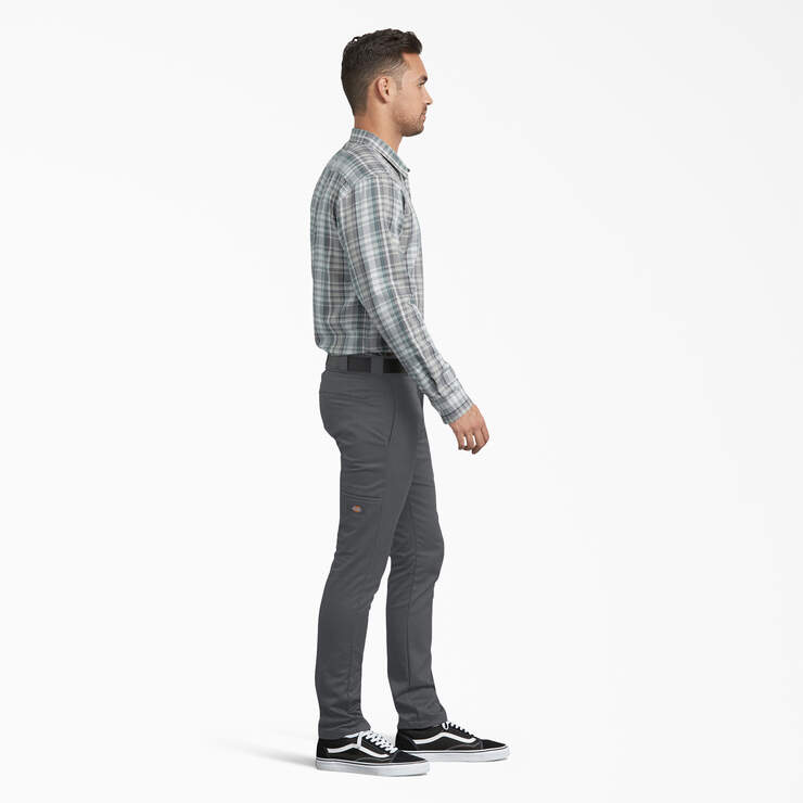 Skinny Fit Work Pants - Charcoal Gray (CH) image number 6