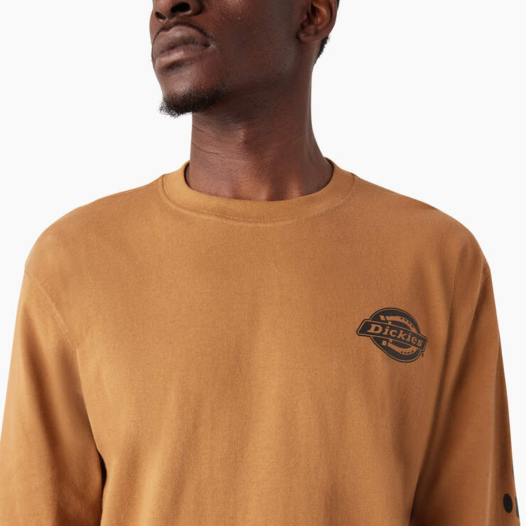 T-shirt épais à manches longues et à logo - Brown Duck (BD) numéro de l’image 5