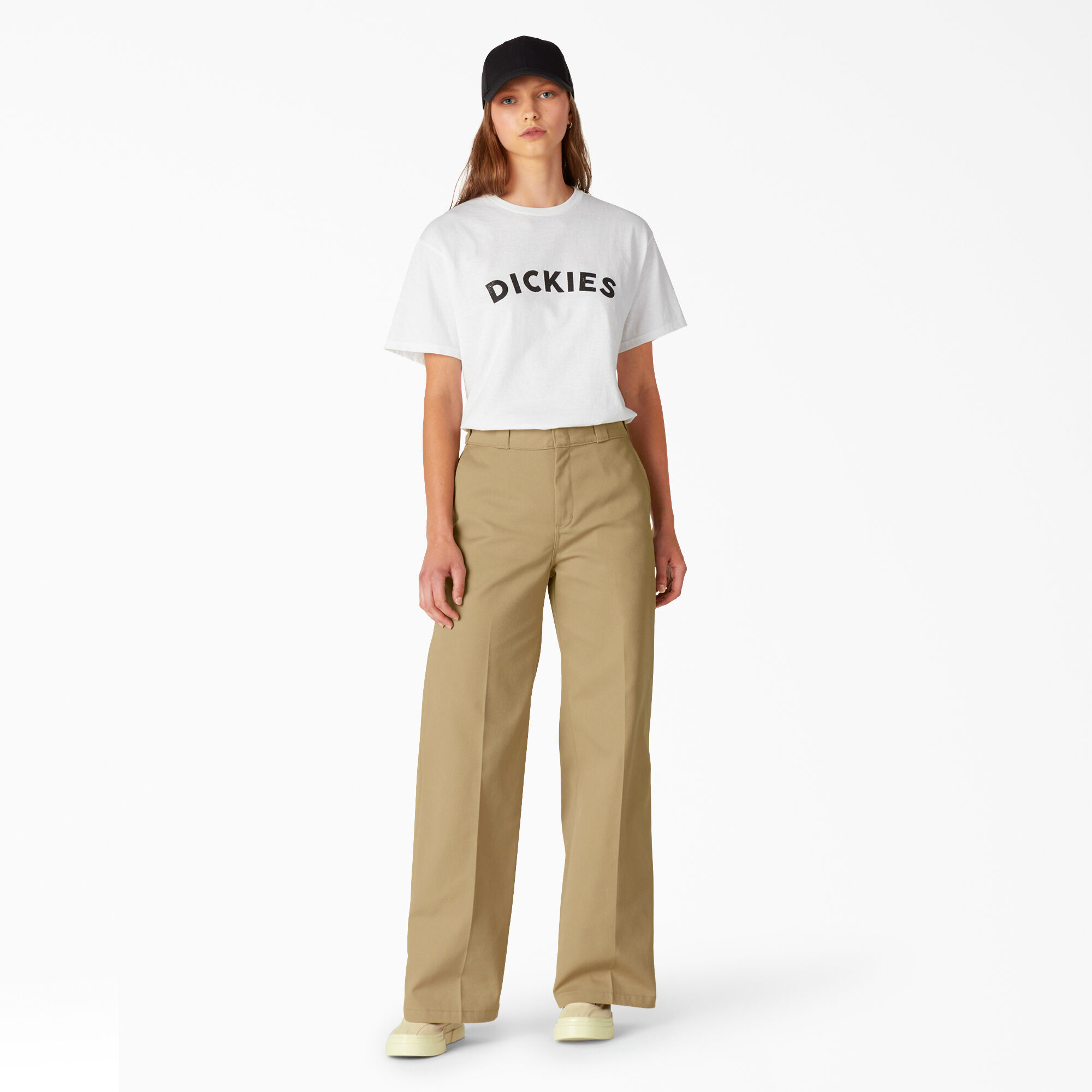 Dickies khaki pants womens store