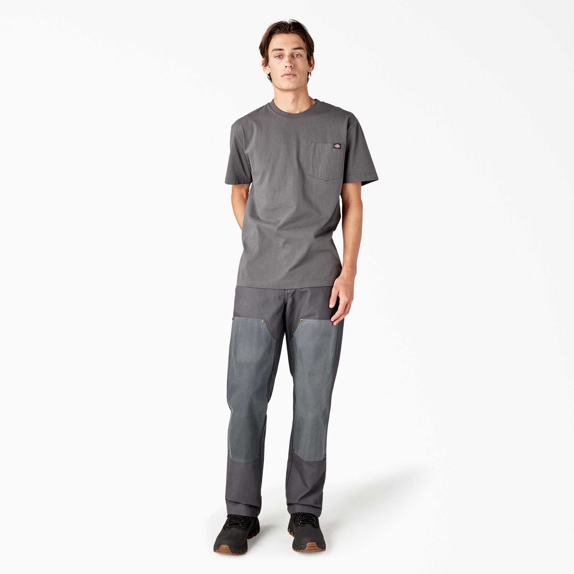 Pantalon a genoux renforces Lucas en toile ciree Dickies Canada