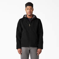 Duck Canvas High Pile Fleece Lined Jacket - Rinsed Black (RBKX)